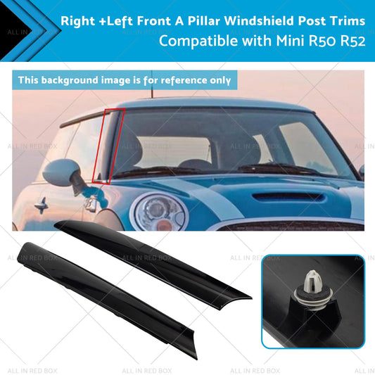LeftRight Windshield A Pillar Post Trim Molding Suitable for Mini Cooper 02-08-0