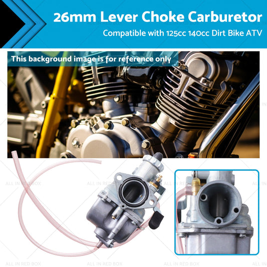 26mm Lever Choke Carburetor Carby Suitable for 125cc 140cc Dirt Bike ATV-0