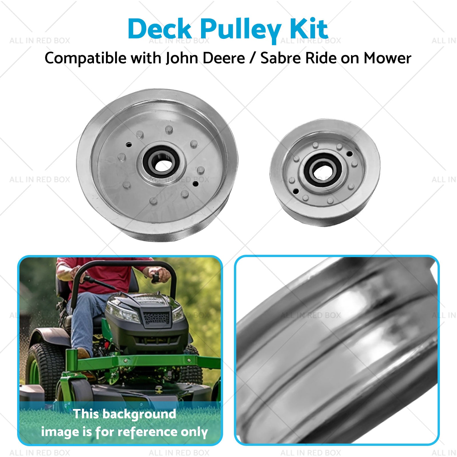 Deck Pulley Kit Ride on Mower Suitable for 42 inch  John Deere Sabre GY20067 GY20629-4