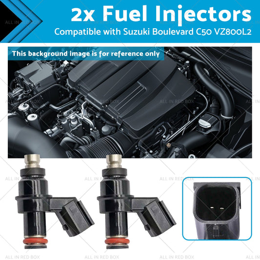 2x Fuel Injectors Suitable for Suzuki Boulevard C50 VZ800L2 2012 15710-26GA0-0