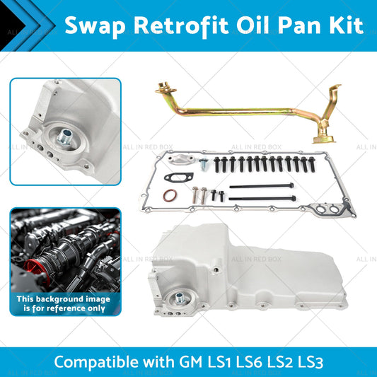 Swap Retrofit Oil Pan Kit Suitable for GM LS1 LS6 LS2 LS3 302-1 1955-1987-1