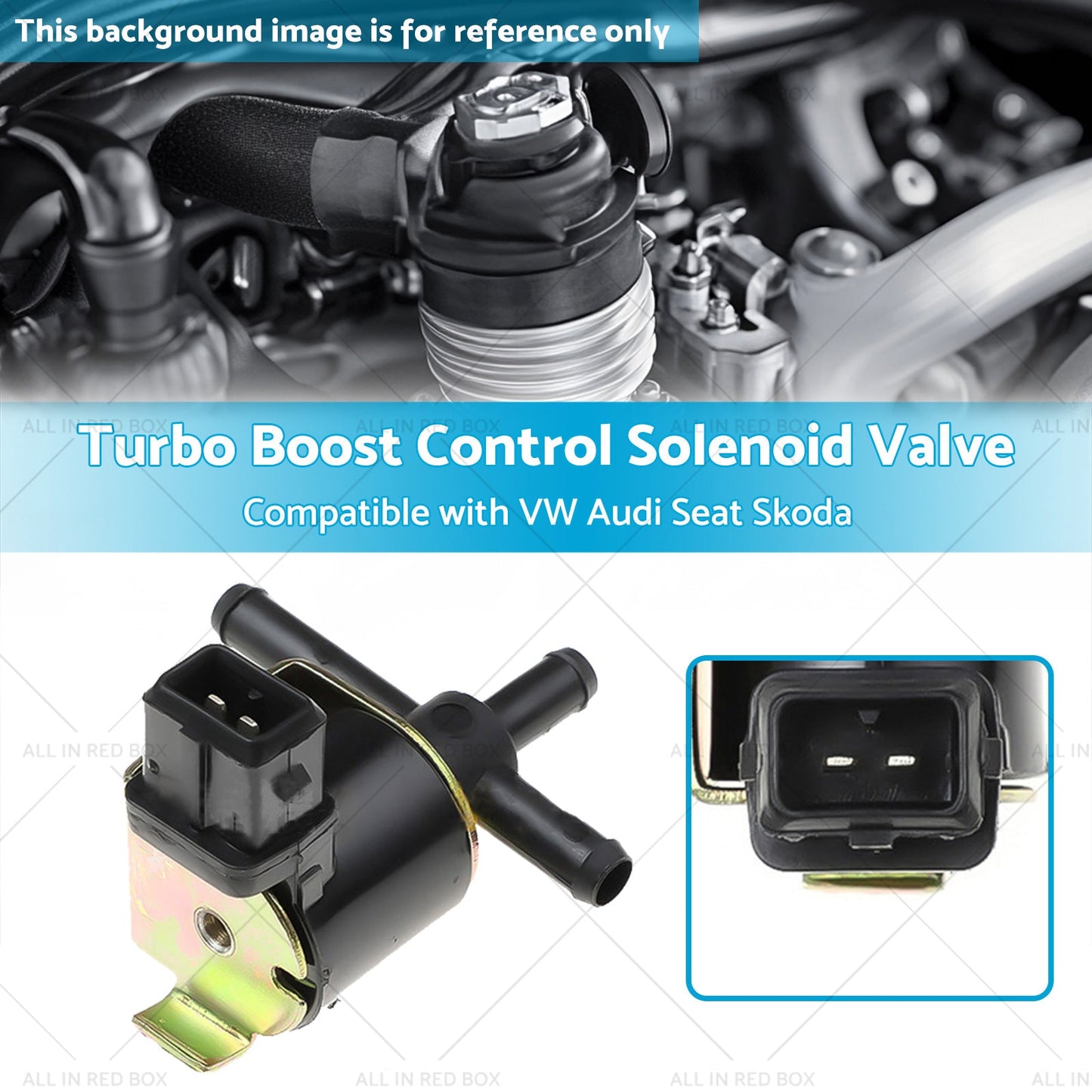 Turbo Boost Control Solenoid Valve Suitable for VW Audi Seat Skoda 058906283C-2