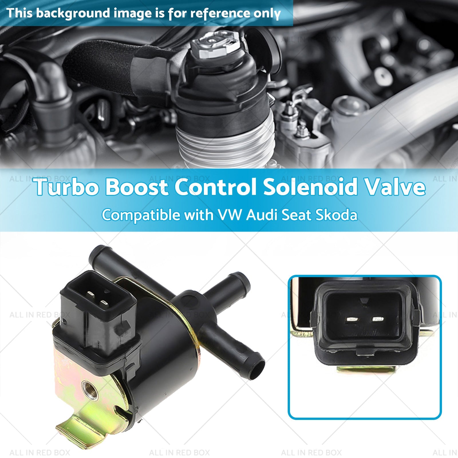 Turbo Boost Control Solenoid Valve Suitable for VW Audi Seat Skoda 058906283C-2