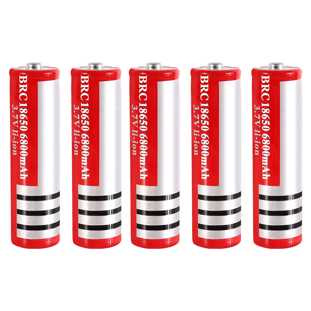 2x / 5x 3.7V 6800mAh Li-ion Rechargeable Battery-2