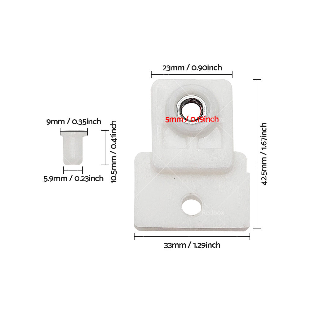 4x Door Window Glass Track Clip LR for Isuzu D-Max Holden Colorado Rodeo 02-19-4