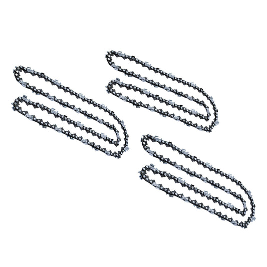 3x 20'' 3/8 .058 72DL Chainsaw Chain Suitable For Partner Jonsered Makita Opem-0