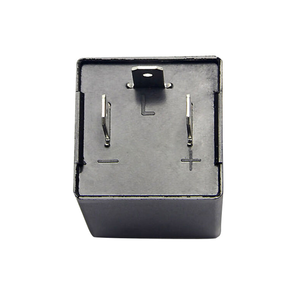 3 Pin LED Flasher Relay Unit 12V Suitable For Blinker Indicator Flash Positive Right Side-1