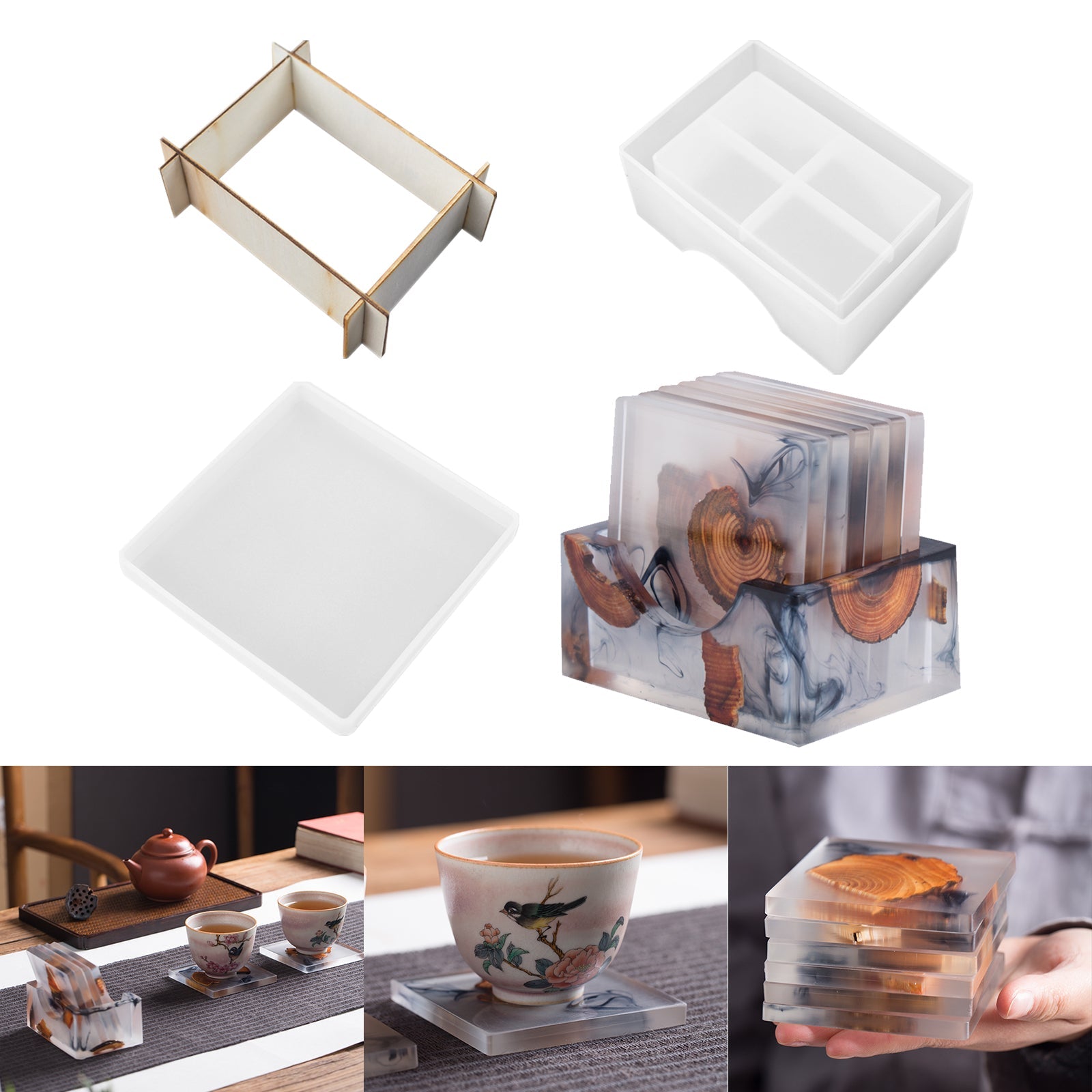 Snowflake Silicone Pendant Mold Making Jewelry Resin Necklace Mould Craft DIY 3D-57