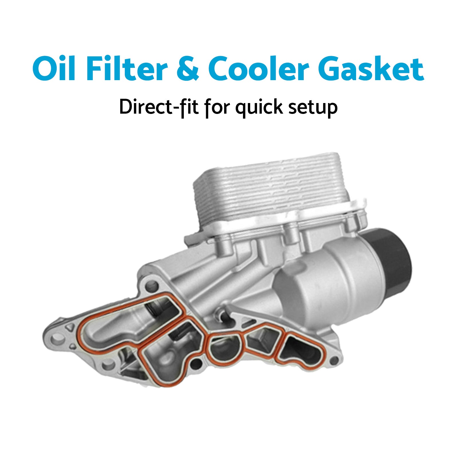 Oil Filter & Cooler Gasket Suitable For Mercedes-Benz C230 C280 06-07 2721800510-4
