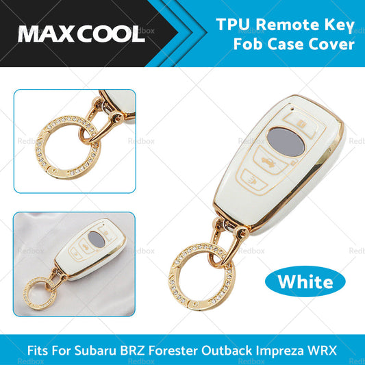 TPU Remote Key Fob Case Cover Fits For Subaru BRZ Forester Outback Impreza WRX-1
