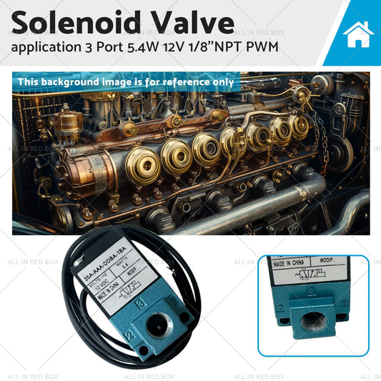 35A-AAA-DDBA-1BA Solenoid Valve application 3 Port 5. 4W 12V 1 or 8''NPT PWM-0