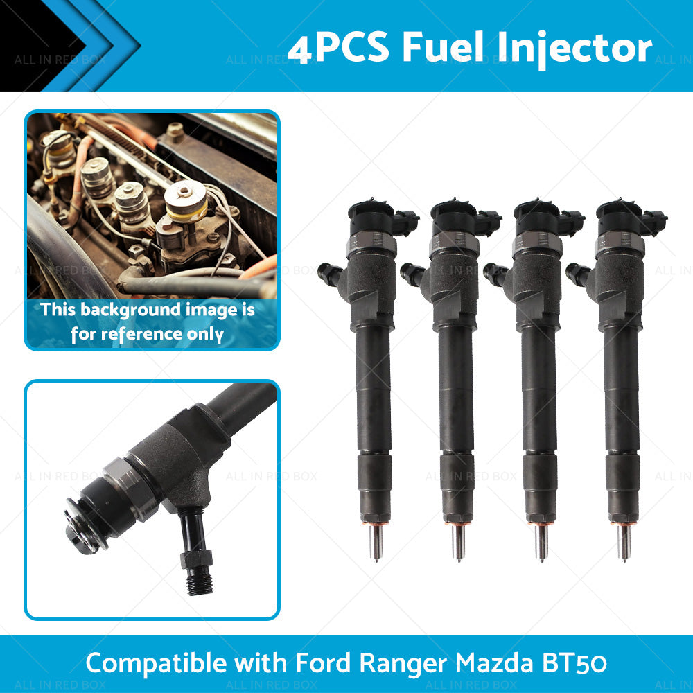 4PCS Diesel Fuel Injector Suitable for Mazda BT50 Ford Ranger PK PJ 0445110250-2