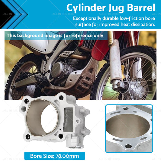 78mm Cylinder Jug Barrel Suitable For Honda 04-09 CRF 250 R 04-17 CRF 250 X-0