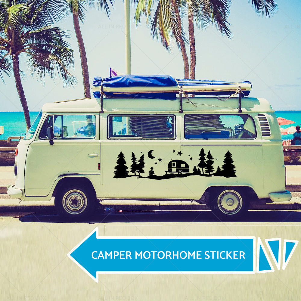 Mountains Adventure Vinyl Decal Sticker Suitable ForCamper Van Motorhome Caravan-4
