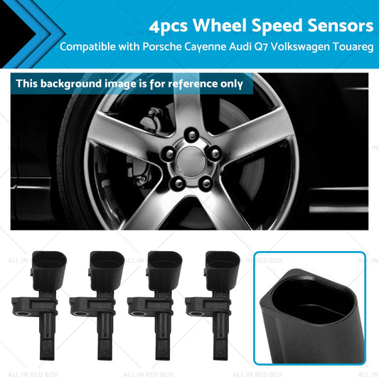 4x Wheel Speed Sensor Suitablefor Audi Q7 4LB Porsche Cayenne 92A VW Touareg 7P5-0