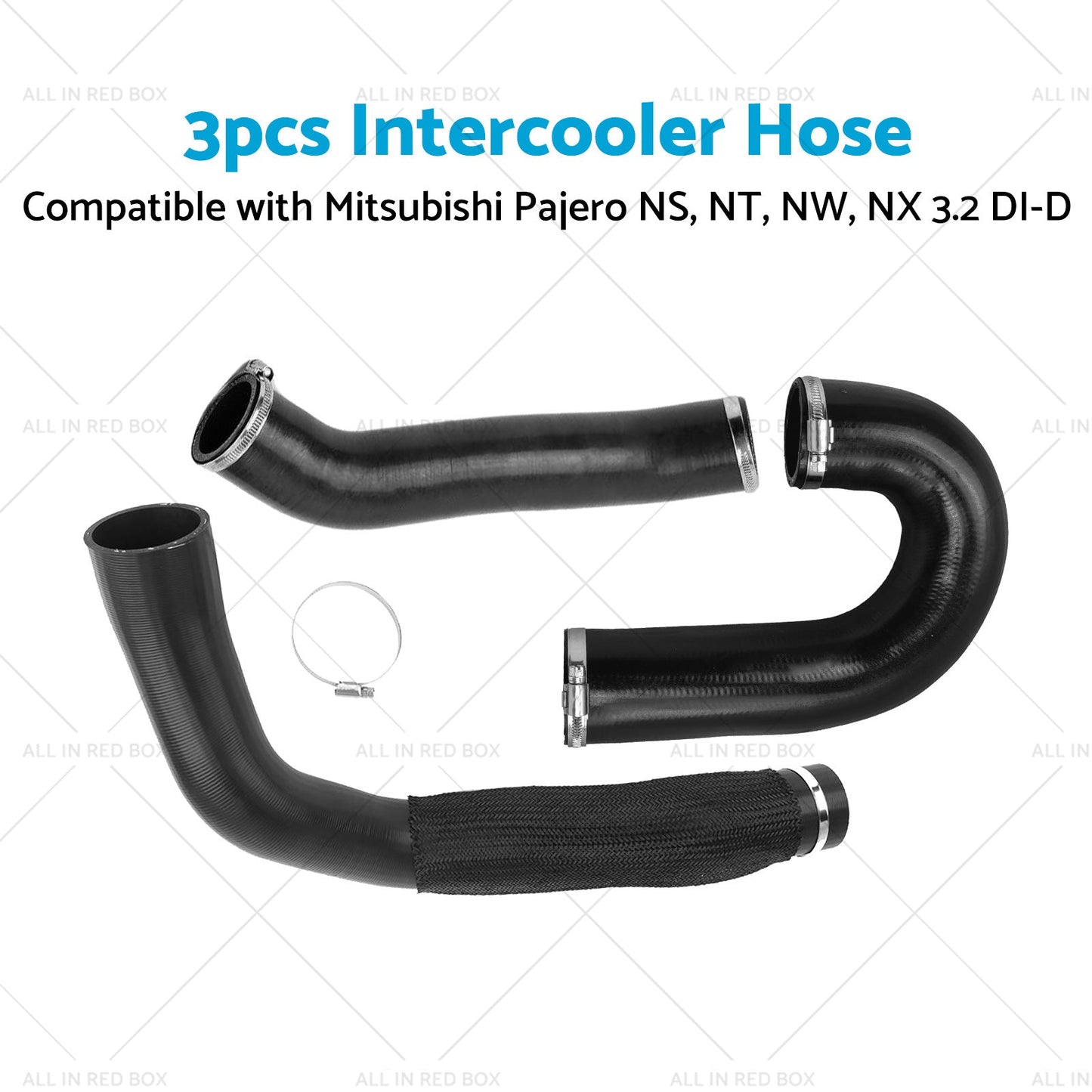 3x Intercooler HoseClamp Suitable for Mitsubishi Pajero NS-NT-NW-NX 3. 2L Diesel-4