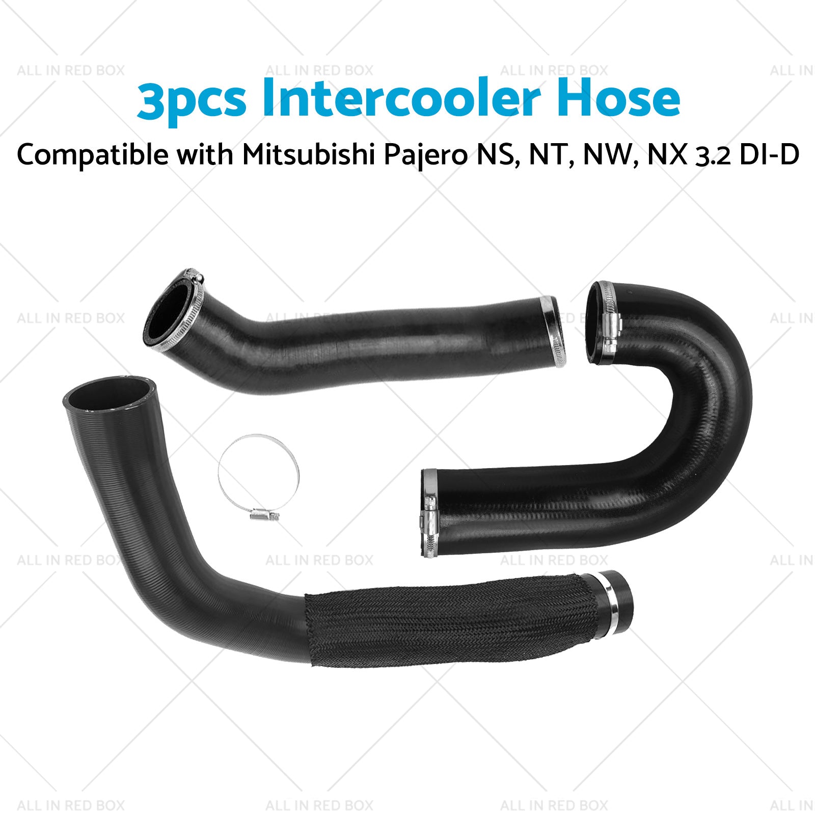 3x Intercooler HoseClamp Suitable for Mitsubishi Pajero NS-NT-NW-NX 3. 2L Diesel-4