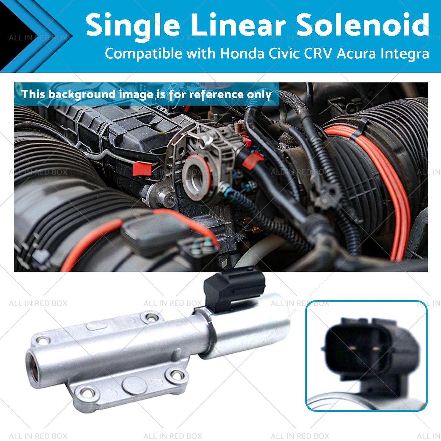 Single Linear Solenoid Suitable for Honda Civic CRV Acura Integra 28250-P4R-315-0