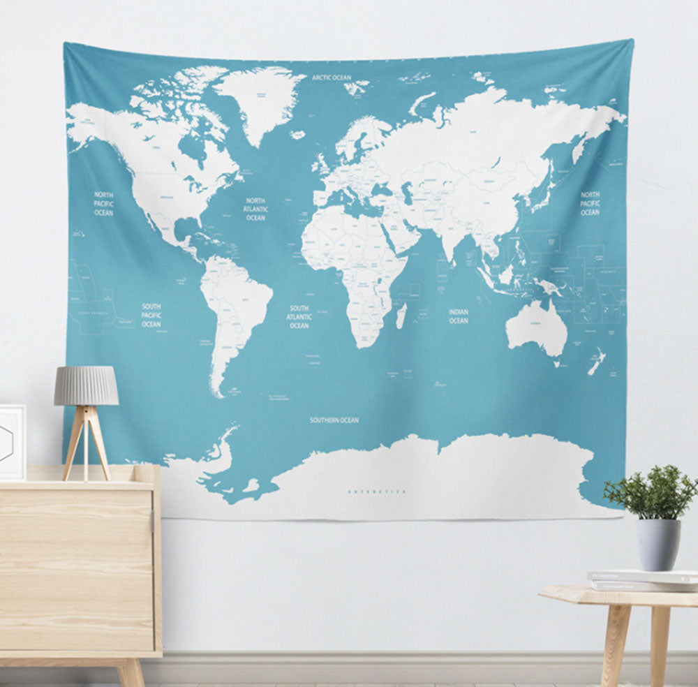 MAP OF THE WORLD LAMINATED LARGE POSTER 130*150CM / 200*150CM FLAGS WALL PRINT-2