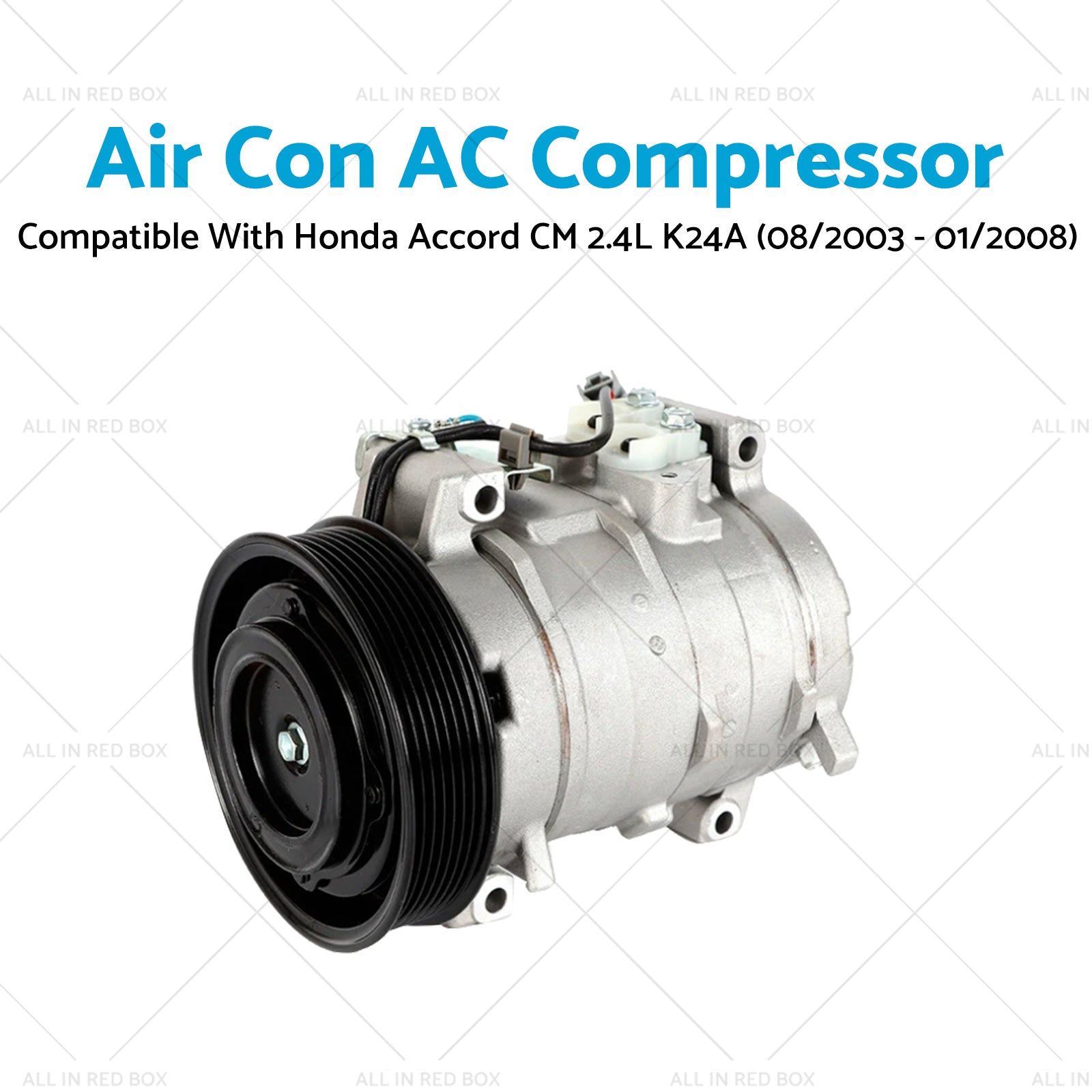 Air Con AC Compressor Suitable for Honda Accord CM 2.4L K24A (08/2003 - 01/2008)-3
