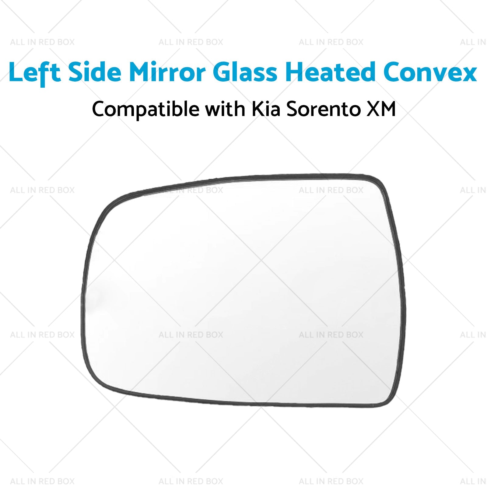 Left Side Mirror Glass Heated Convex With Base Suitable for Kia XM Sorento-1