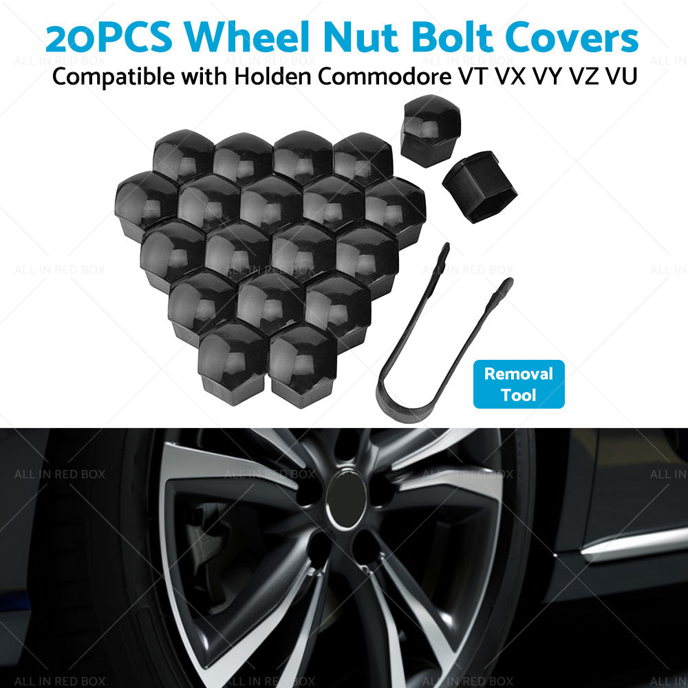 20PCS 19mm Wheel Nut Lug Bolt Covers Caps Suitable for Holden Commodore VB to VZ-3