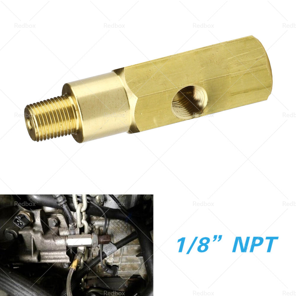 Oil Pressure Gauge Adapter 1 or 8 inch  NPT Male or Female Thread with 1 or 8 inch  NPT-4