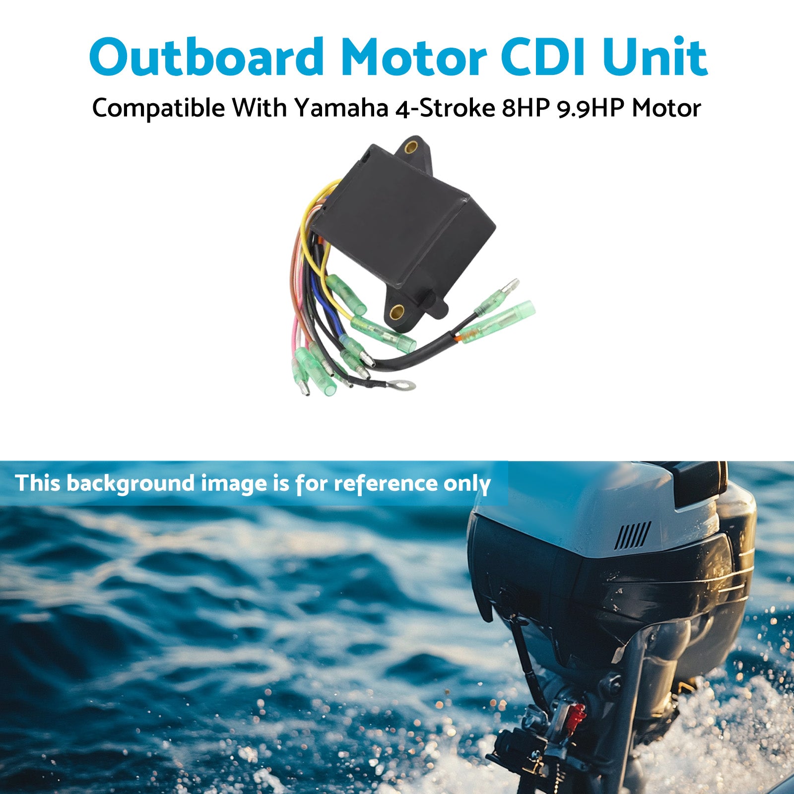 CDI Unit Suitable For Yamaha 4 Stroke 8HP 9.9HP Outboard Motor 68T-85540-00 Outboard Motor CDI Unit-2