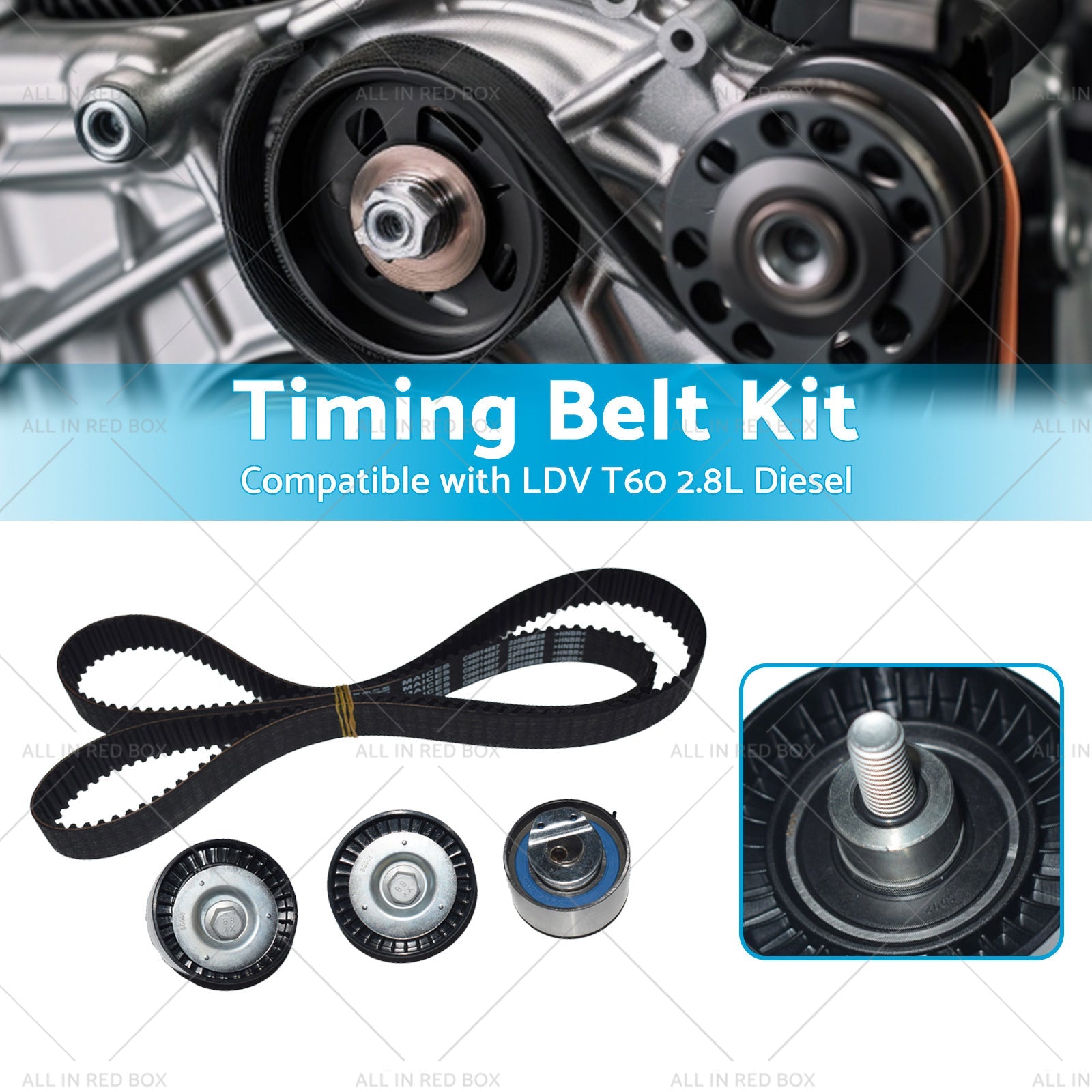 Timing Belt Kit Suitable For LDV T60 2. 8 Diesel 2017-ON?Heavy Duty-2
