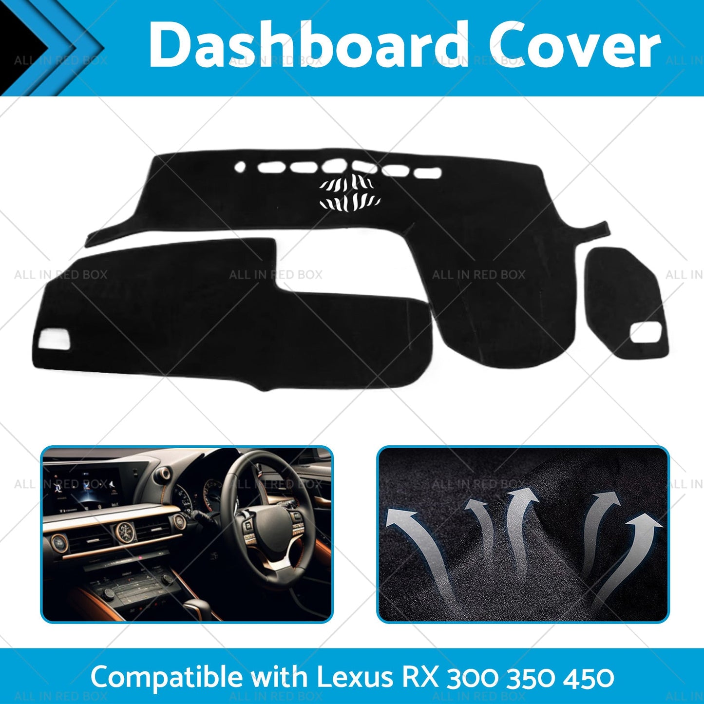 Dash Mat Carpet Suitable for Lexus RX 2016-2019 300 350 450 Dashboard Cover-1