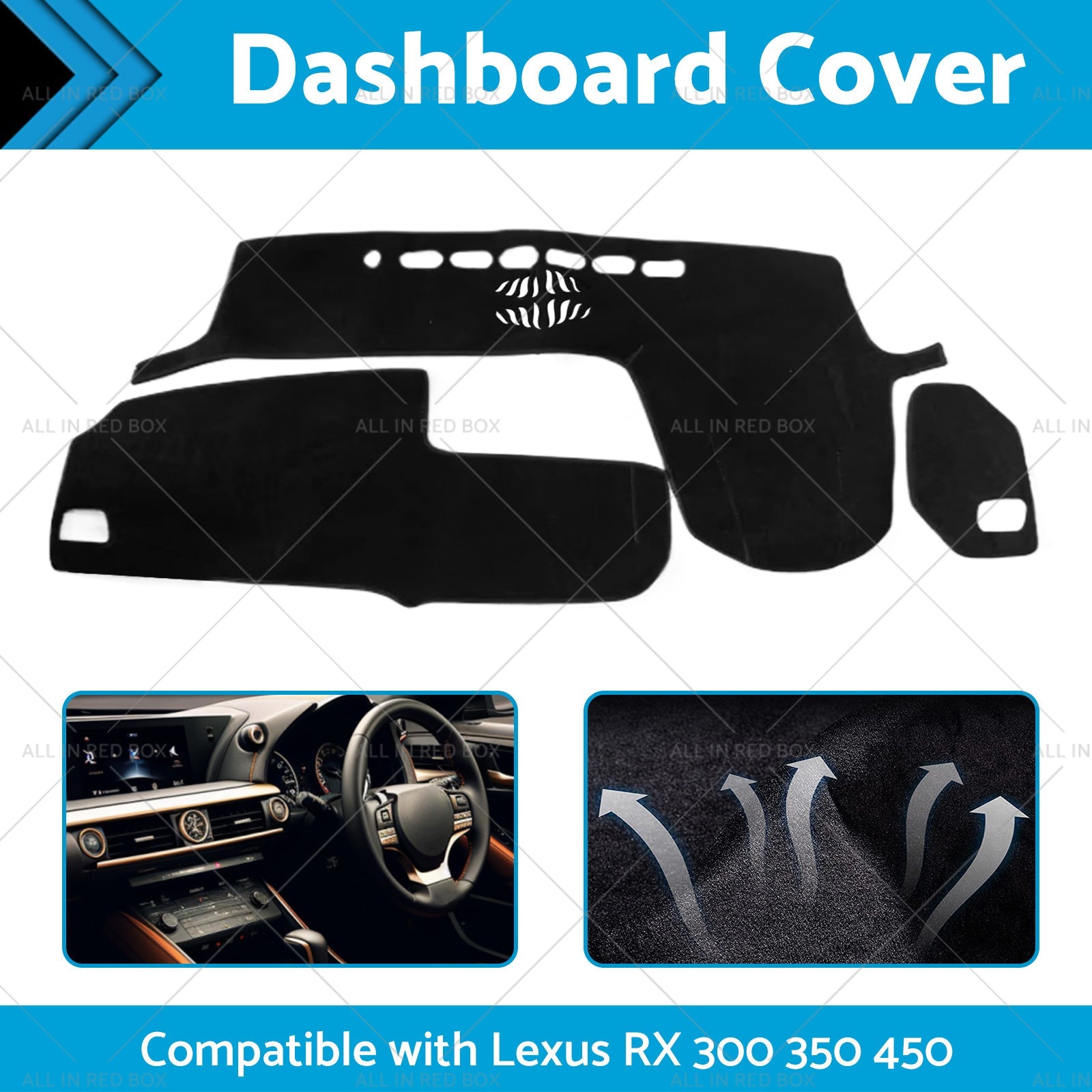 Dash Mat Carpet Suitable for Lexus RX 2016-2019 300 350 450 Dashboard Cover-1