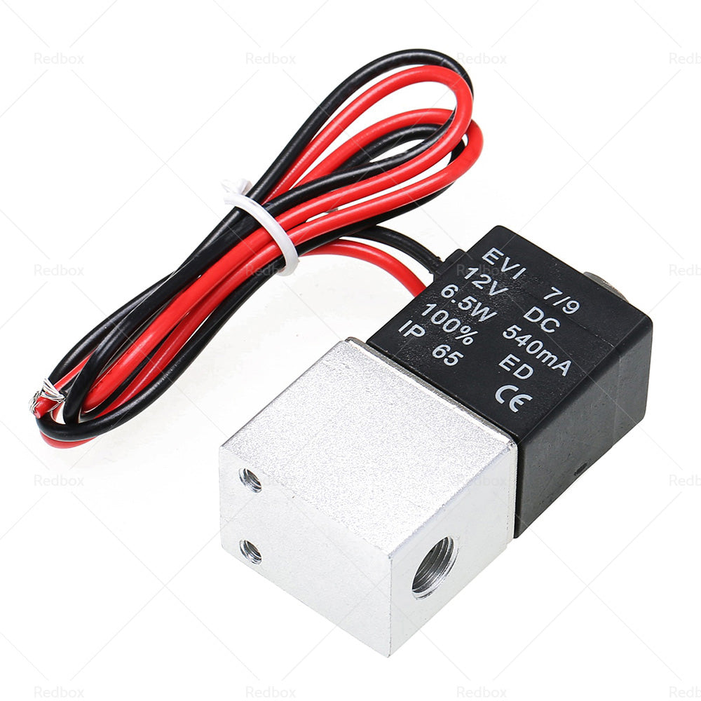 12V 2 Way 1 or 4 inch  DC Electric Solenoid Air Valve Normally Closed Solenoid AirValve-2