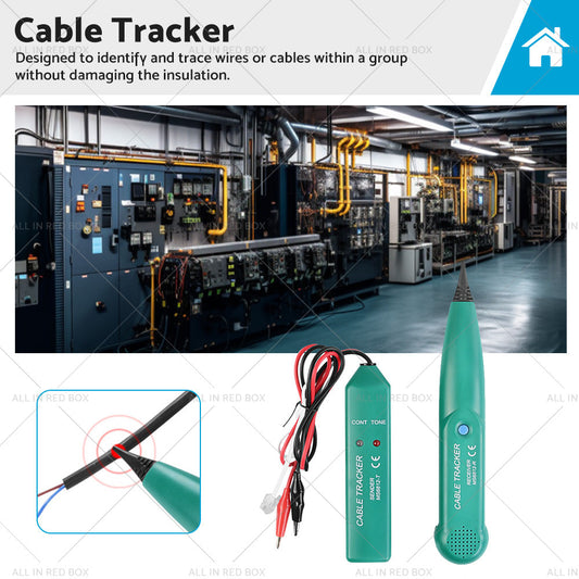Cable Finder Tone Generator Probe Tracker Wire Network Telephone Tracer-0