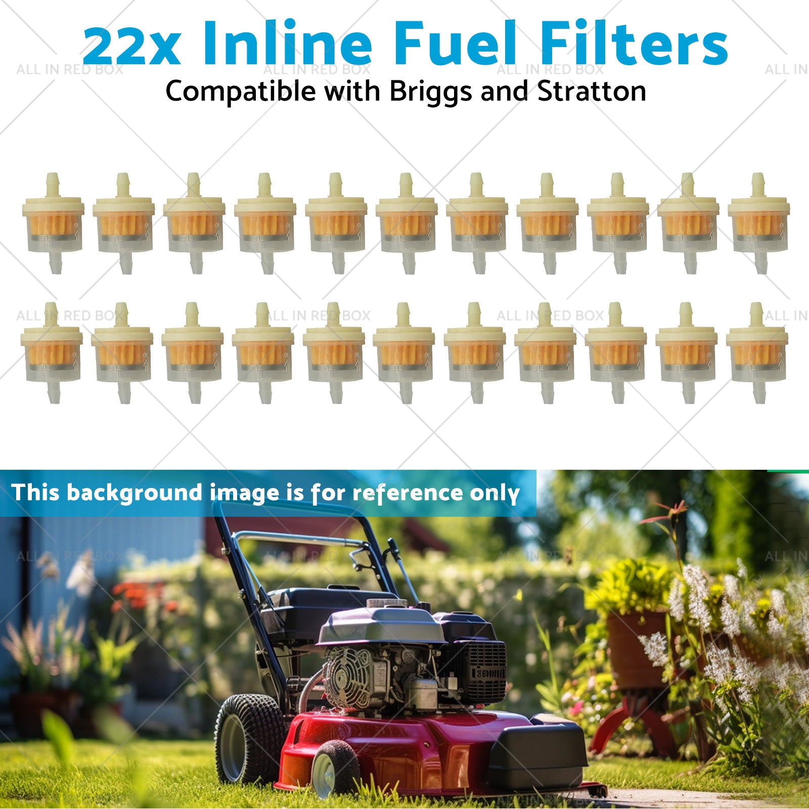 22x Inline Fuel Filters Suitable for Briggs and Stratton 691035 493629 16hp-24hp-3