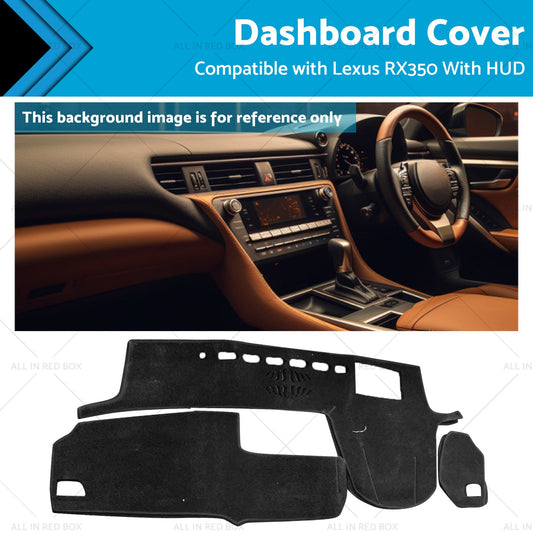 Non-Slip Dash Mat Suitable For Lexus RX RX350 2016-2020 With HUD Dashboard Cover-0
