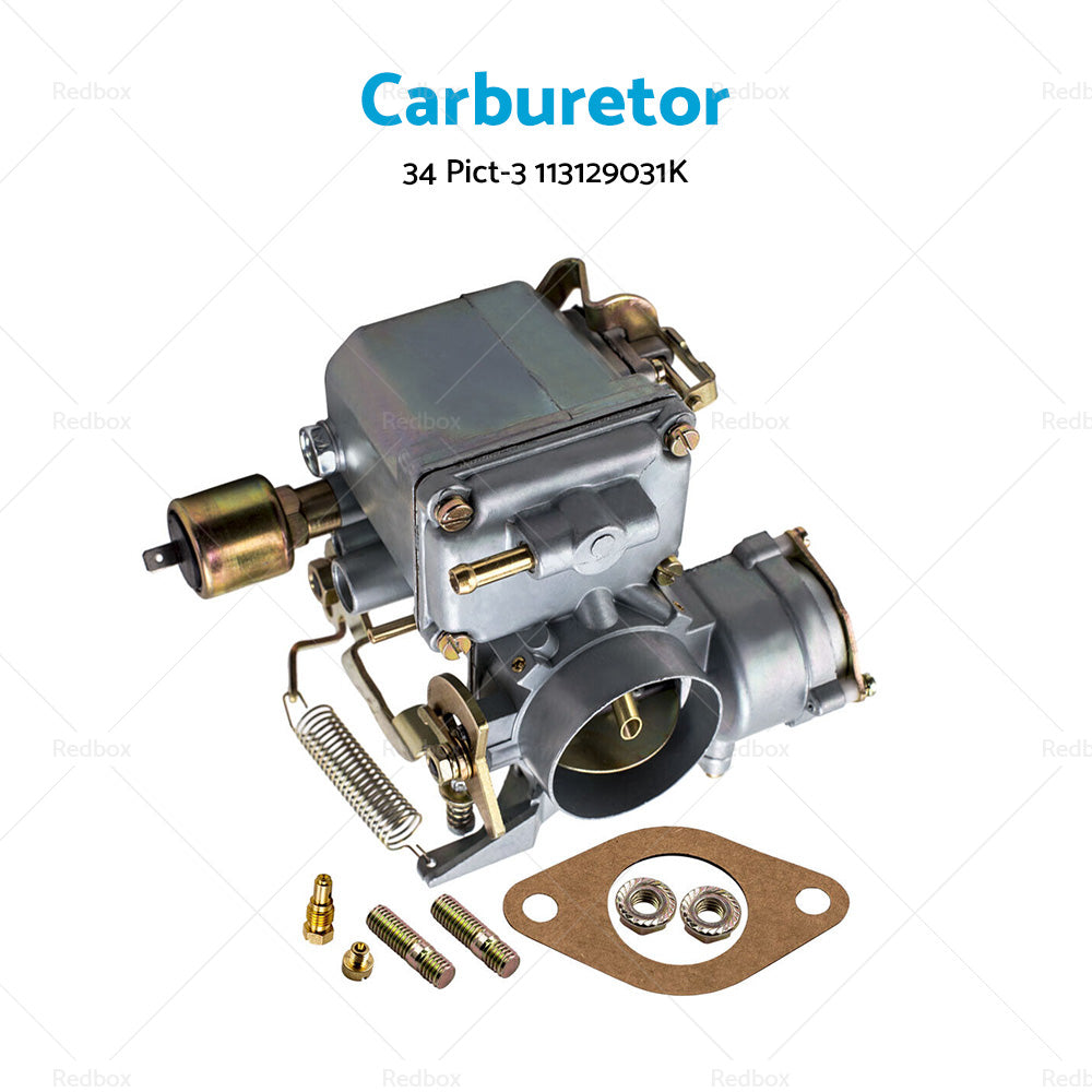 Carburetor Carby 12V Electric Choke Fits For VW Volkswagen 34 Pict-3 113129031K-4