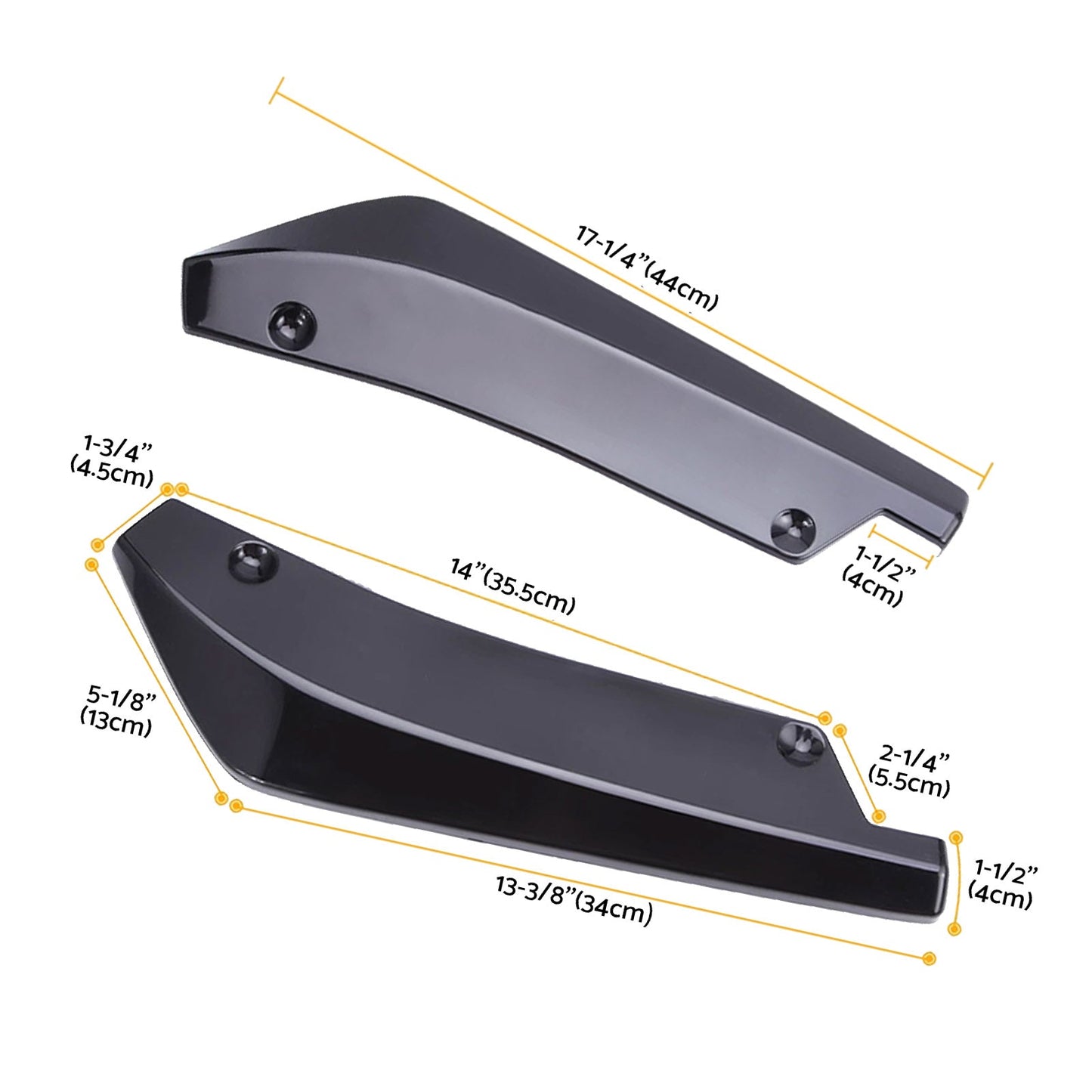 Rear Diffuser Suitable For Mitsubishi Lancer CJ CF Sedan Bumper Spoiler-3