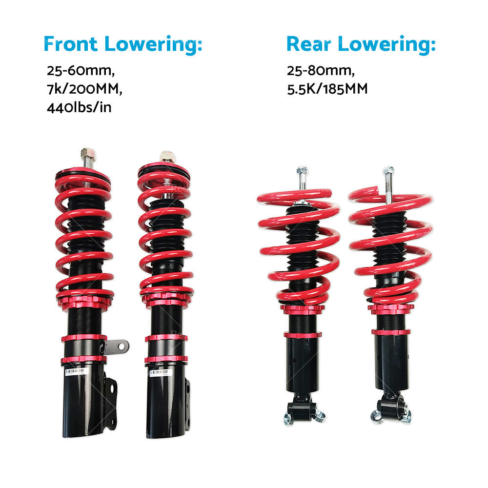 Adjustable Height Coilover Suspension Shock For Holden VE Commodore Sedan Wagon-2