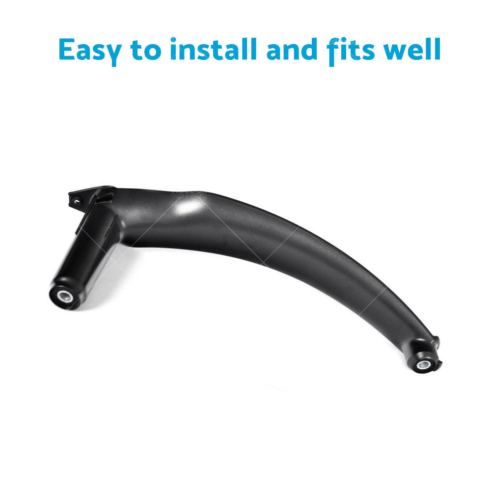 LHRH Front or Rear Door Handle Pull Trim Cover Black For BMW X5 E70 X6 E71 E72-4