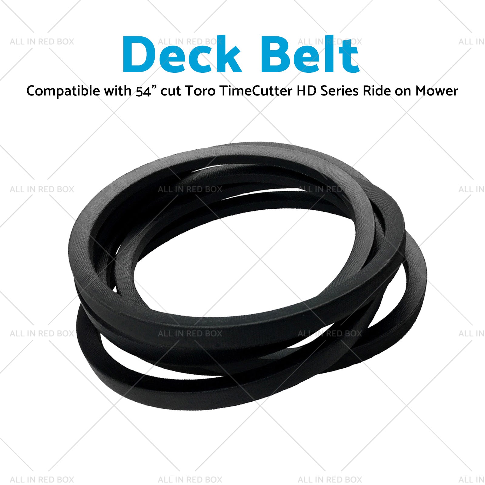 Deck Belt Suitablefor Selected 54 inch  Toro HD Series Ride on Mower ZTR 133-7076-4