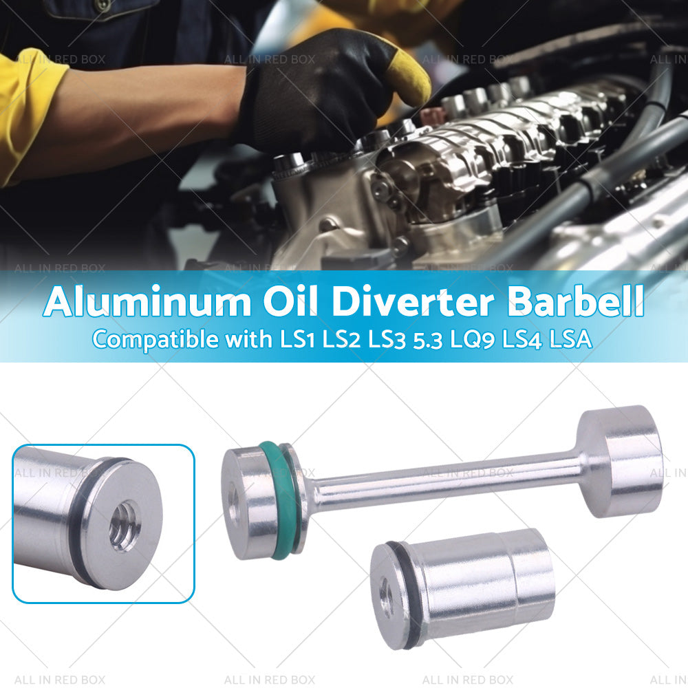 Billet Aluminum Oil Diverter Barbell Suitable For LS Engine LS1 LS2 LS3 5. 3 LQ9-2