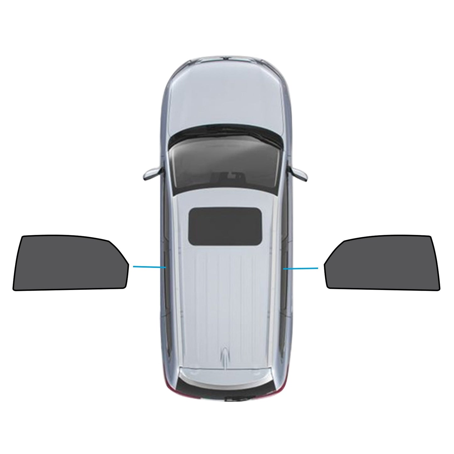 Car Window Magnetic Mesh Sun Blind Shades Suitable for Lexus NX Series 14-21-4
