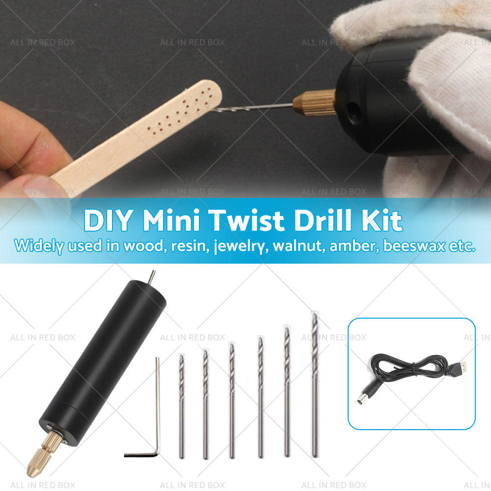 Mini Electric Hand Drill USB Hole Punch DIY Small Jewelry Portable Grinding Tool-1