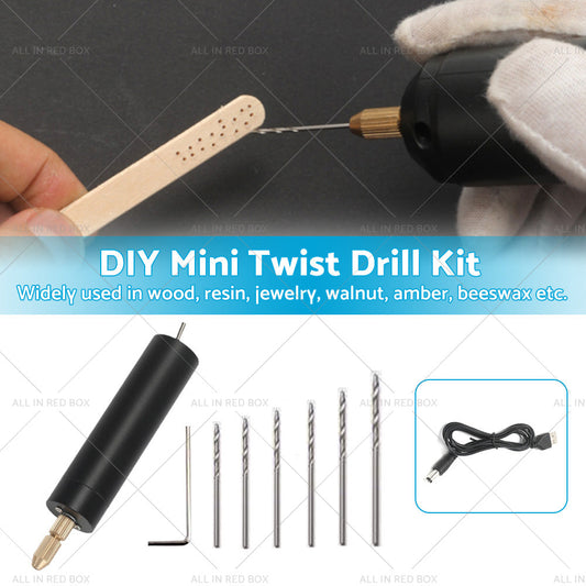 Mini Electric Hand Drill USB Hole Punch DIY Small Jewelry Portable Grinding Tool-1