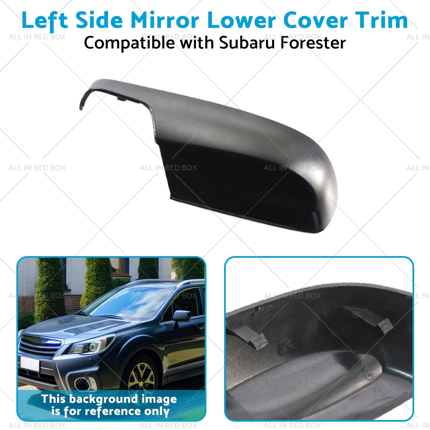 Left Side Mirror Lower Cover Trim Suitable for 12-18 Subaru Forester XV G4X-3