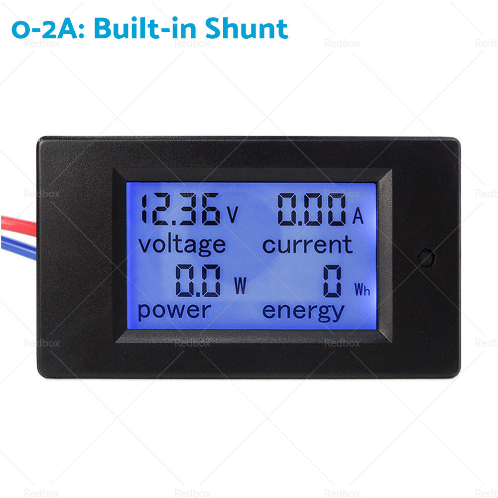 DC 6. 5~100V 20-50-100A LCD Digital Combo Panel Display Volt Amp Power Watt Meter-5