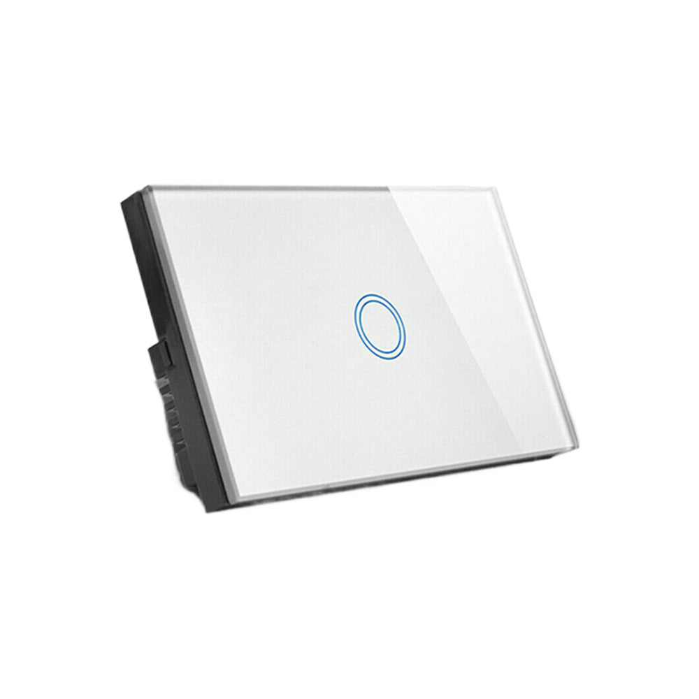 1Piece 1/2/3 Gang Touch Wall Light Switch LED 1 Way Touch Glass Switch-2
