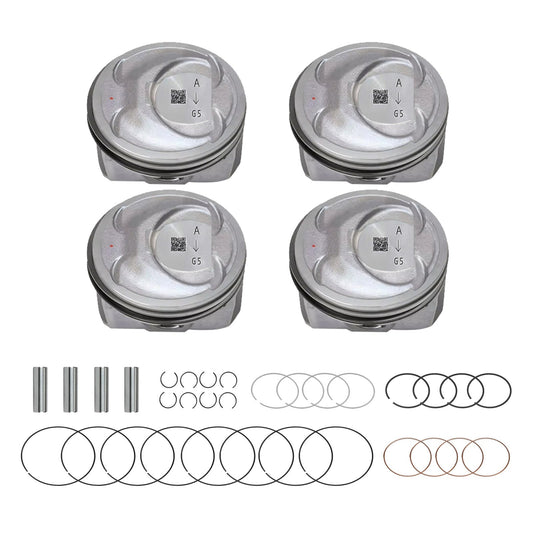 Engine Piston w/ Rings Kit Suitable For Kia Sorento Optima Hyundai Sonata 2.4L-0