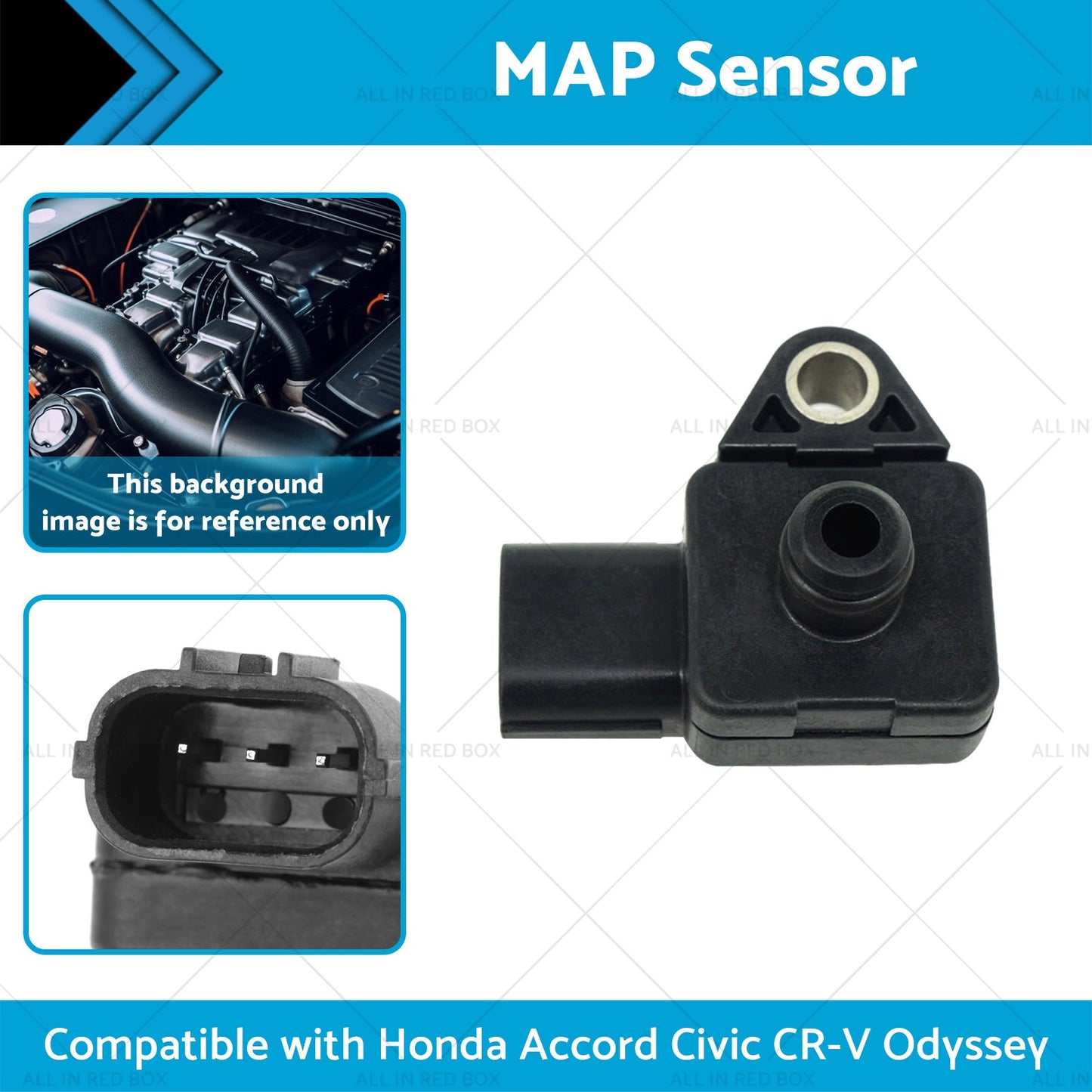 37830PGKA01 MAP Sensor Suitable for Honda Accord Civic CR-V Odyssey Acura MDX-1