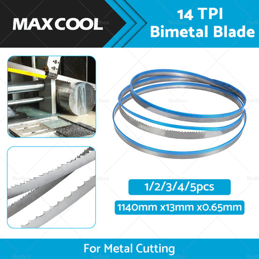 BI METAL BIMETAL BAND SAW BANDSAW BLADE 1140mm x13mm x 14 TPI FOR METAL CUTTING-1